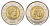 Канада 2 доллара 2011 Тайга - половина суши Канады KM 1167 биметалл UNC 4678-1244