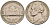США 5 центов 1952 D, Джефферсон KM А192 медно-никель 92-1015
