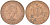 Великобритания 1/2 пенни 1966 Елизавета II (1952-2022) KM 896, Spink 4158 бронза 4128-151
