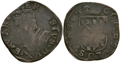 Льеж, Бельгия 12 су ND (1594) KM A6 медь 4146-1037