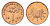 Малайзия 1 сен 1995 KM 49 сталь плакированная бронзой UNC 4614-718