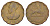 Эфиопия 25 сантимов 1944 EE 1936, Хайле Селассие I (1941-1974) KM 36 медь 4544-1235