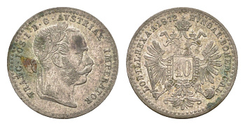 Австрия 10 крейцеров 1872 Франц Иосиф I (1848-1916) KM 2206 серебро 4639-156