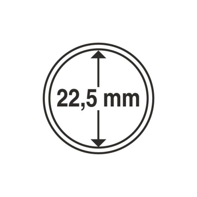 Капсулы круглые – 22,5 мм, упаковка 10 шт. Leuchtturm. 320006