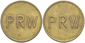 НИДЕРЛАНДЫ ИГРОВОЙ ЖЕТОН ND PRW, ДИАМЕТР 21 ММ. латунь 217-851