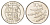 Исландия 10 крон 2004 рыбы KM 29.1a сталь плакированная никелем UNC 4691-245