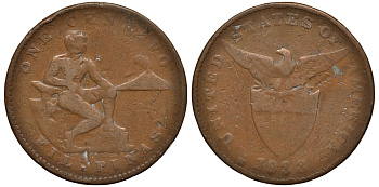 ФИЛИППИНЫ 1 СЕНТАВО 1933 АДМИНИСТРАЦИЯ США KM 163 бронза G 4182-552