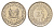 Суринам 25 центов 1989 KM 14a медно-никель UNC 4685-716