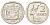 ЮАР 2 ранда 1990 KM 139 медь плакированная никелем aUNC 4695-1127