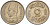 ЕГИПЕТ 5 МИЛЛИМОВ 1938 ГОД 1357, ФАРУК (1936-1952) KM 363 медно-никель 31-117