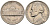 США 5 центов 1959 D, Джефферсон KM А192 медно-никель 92-1035