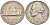 США 5 центов 1964 D, Джефферсон KM А192 медно-никель 4114-947