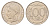 Италия 100 лир 1996 R, дельфины KM 159 медно-никель 4148-833