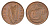 Ирландия 1 пенни 1988 мифологическая птица лира KM 20 бронза 4690-454