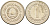 Югославия 1 динар 1990 KM 142 медь никель цинк 4519-356