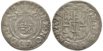 Бранденбург-Пруссия 1/24 талера 1626 Георг Вильгельм (1619-1640), вес 1,14 гр. KM 116.1 серебро 1516-223