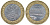 Сирия 25 фунтов 1995 Хафез Асад KM 122 биметалл 4145-1221