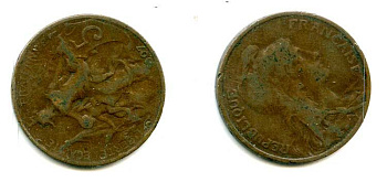 ФРАНЦИЯ 5 САНТИМ 1907 36-816