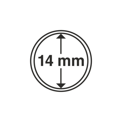 Капсулы круглые – 14 мм, упаковка 10 шт. Leuchtturm. 314071