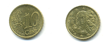 Италия 10 евроцентов 2002 KM 213 нордик 76-1234