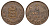 Гернси 8 даблов (дублей) 1947 KM 14 бронза 4593-523
