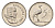 ЮАР 5 центов 1965 Ян ван Рибек (1619-1677), Suid Africa, легенда на африкаанс, райский журавль KM 67.2 медно-никель 4694-414