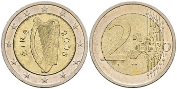 Ирландия 2 евро 2006 KM 39 биметалл 4148-621