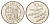 Исландия 10 крон 1996 рыбы KM 29.1a сталь плакированная никелем UNC 4691-243