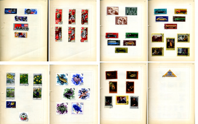 Альбом для марок (марки СССР) 207 марок в альбоме 1975-1980 00-01-19-07