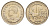 Таиланд 1 бат 1972 BE 2515, ФАО - Продовольственная программа Y 96 медно-никель UNC 4646-754