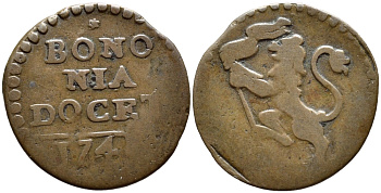 Ватикан, Болонья кваттрино 1741 KM 225 медь 75-1653