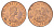 Джерси 2 пенса 1983 Елизавета II (1952-2022), Сент-Хелиер KM 55 бронза aUNC 4703-1125
