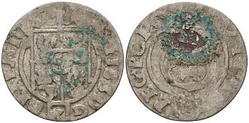 Польша 3 полкера (3 полторака - 1 крейцер) ND (1620-1627) Сигизмунд III Ваза (1587-1632) KM 41 серебро 4158-738