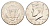 США 1/2 доллара (50 центов) 2001 D, Джон Кеннеди KM A202b медь плакированная медно-никелем aUNC 4517-335