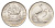 ЮАР 5 центов 1984 герб, райский журавль KM 84 никель UNC 4696-964
