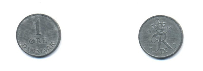 ДАНИЯ 1 ЭРЕ 1957 ФРИДЕРИК IX KM 839.2 цинк 4379-721