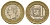 Венесуэла 1 боливар 2007 Симон Боливар Y 93 биметалл 4172-411