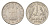 Индия 1/4 рупии 1951 KM 5 никель UNC 24-847