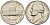 США 5 центов 1964 Джефферсон KM А192 медно-никель 92-1053