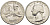 США 25 центов (квотер) 1976 200 лет независимости (1776-1976), Вашингтон, барабанщик KM 204 медь плакированная медно-никелем 117-255