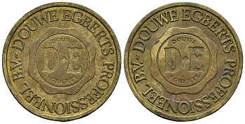 Нидерланды жетон ND жетон кофемашины - Douwe Egberts латунь 4167-357