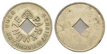 Австрия, Зальцбург парковочный жетон ND диаметр 30 мм, вес 9,6 гр медно-никель 4634-634