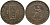 Французский Индокитай 1 цент 1889 А, монетный двор Париж KM 1 бронза 4536-236