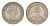 Родезия и Ньясаленд 3 пенса 1957 Елизавета II (1952-2022), цветок глориоза KM  3 медно-никель  4640-937