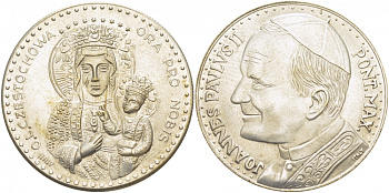 ПОЛЬША МЕДАЛЬ ND ПОНТИФИК ИОАНН ПАВЕЛ II, БОГОМАТЕРЬ 4517-834