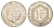 Франция 1 франк 1988 Шарль де Голль KM 963, Le Franc 227.2 никель UNC 4631-521