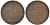 Султанат Маскат и Оман 1/4 анна (байса) 1895 AH 1315, Фейсал бен Турки (1888-1913) KM 12.2 медь 51-1227