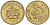 МАРОККО 10 САНТИМОВ 1974 FAO KM 60 латунь 4588-321